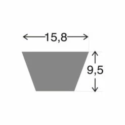 ROTARY L567 - Courroie 5L670