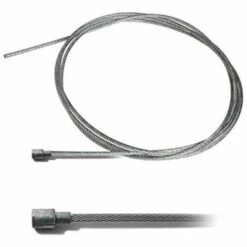 CYCLINGCOLORS Cable Souple Acier 2.5mm X 2.5m Tête Poire 6.5x6.5mm Motoculteur Tracteur Tondeuse Motoculture Accelerateur Frein Traction Embrayage