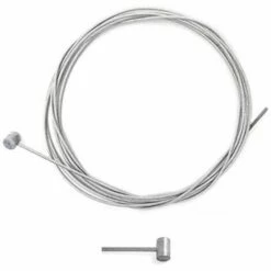 CYCLINGCOLORS Cable Souple Acier 2.5mm X 2.5m Tête Marteau ø9x10mm Motoculteur Tracteur Tondeuse Motoculture Accelerateur Frein Traction Embrayage