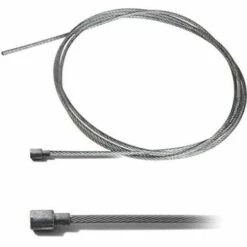 CYCLINGCOLORS Cable Souple Acier 2mm X 2.5m Tête Poire 6x6mm Motoculteur Tracteur Tondeuse Motoculture Accelerateur Frein Traction Embrayage