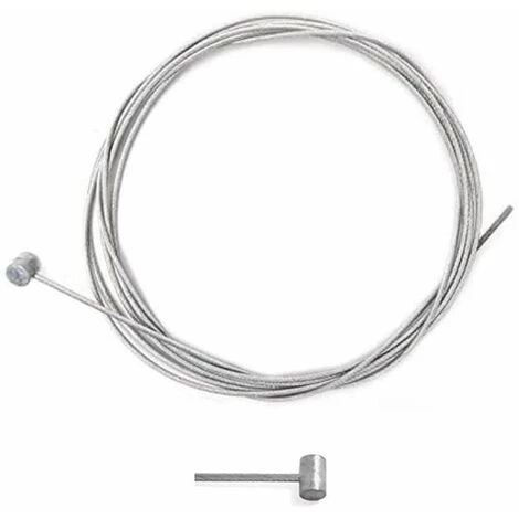 CYCLINGCOLORS Cable Souple Acier 2.5mm X 2.5m Tête Marteau ø7.8x8.1mm Motoculteur Tracteur Tondeuse Motoculture Accelerateur Frein Traction Embray 3 CYCLINGCOLORS Cable Souple Acier 2.5mm X 2.5m Tête Marteau ø7.8x8.1mm Motoculteur Tracteur Tondeuse Motoculture Accelerateur Frein Traction Embray