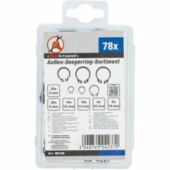 BGS Technic Assortiment De Circlips Extérieurs | Ø 8 - 19 mm | 78 Pièces -Motoculteur et accessoire Soldes 38347870 3
