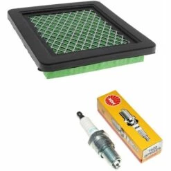 CYCLINGCOLORS Filtre à Air Tondeuse Honda HONDA GCV135 GCV190 GCV160 17211-ZL8-000, 17231-ZM0-000 + Bougie NGK BPR5ES Tondeuse Tracteur Motoculteur