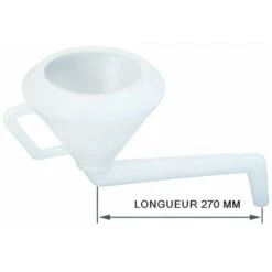 LEM SELECT Entonnoir Courbe Rigide 270 Mm + Filtre